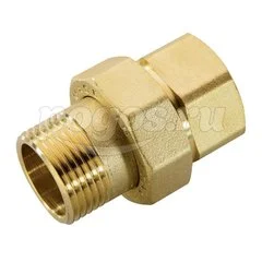 Соединение "Американка" F - F прямое разъемное 1"1/4 никель PF