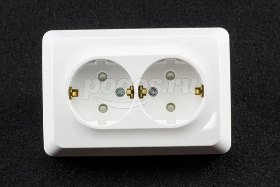 Розетка угловая 2местн 16A 250В белый Этюд SCHNEIDER ELECTRIC