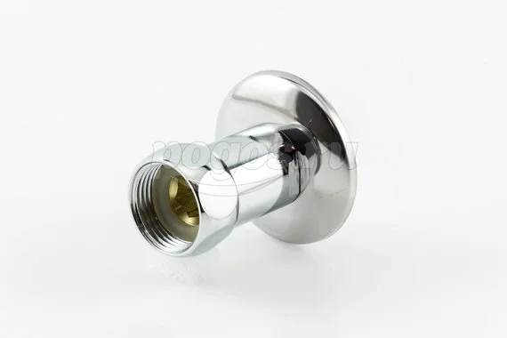 Переходник для п/с F 3/4" - M 1/2" с накидной гайкой и отражателем хром  PF