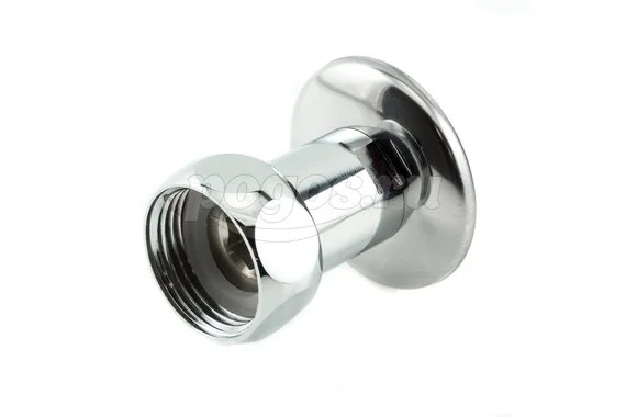 Переходник для п/с F 1" - M 1/2" с накидной гайкой и отражателем хром  PF