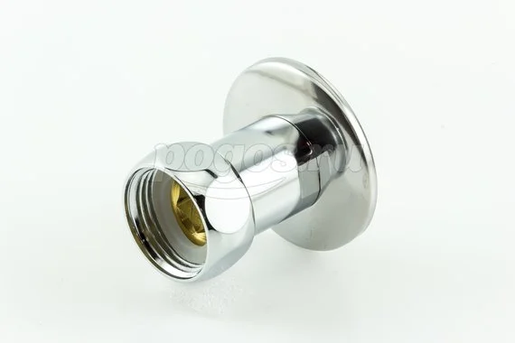 Переходник для п/с F 1" - M 3/4" с накидной гайкой и отражателем хром  TF