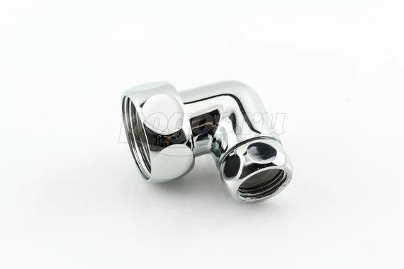 Уголок для п/с F 1" - F 1/2" с двумя накидными гайками хром  PF