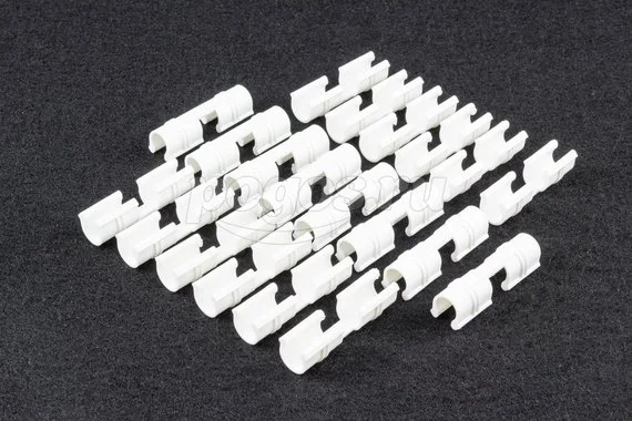 Зажим для крепления пленки к каркасу парника 12мм белый PALISAD