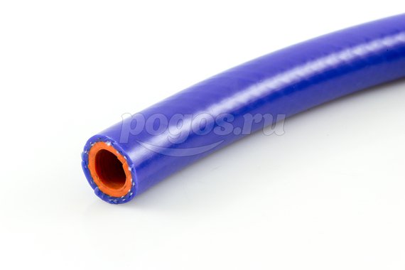 Шланг силиконовый 14*5,0мм 4,50атм армированный для систем охлаждения синий
