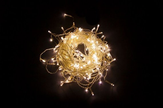 Гирлянда светодиодная "Занавес" 2,0*1,5м 204LED, эффект мерцания, IP44, теплый белый  Feron