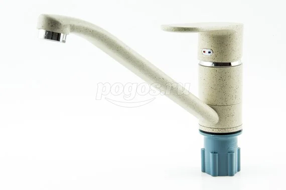 Смеситель для кухни однорычажный низкий излив картр.40мм гранит-сахара K25 CALORIE