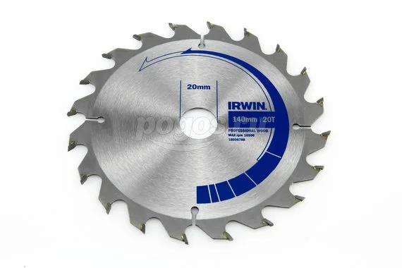 Диск пильный IRWIN PRO по дереву 140х20/16/13/12.7мм 20 зубьев