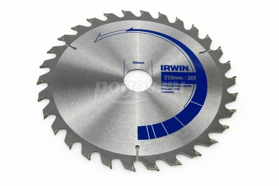 Диск пильный IRWIN PRO по дереву 210х30/25/20/16мм 30 зубьев