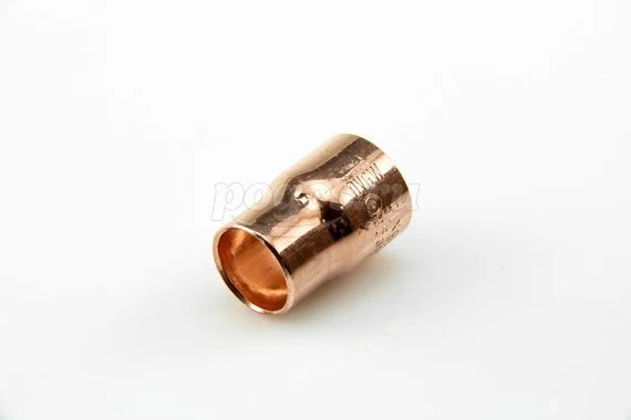 Муфта медная переходная F 18мм - M 15мм под пайку VIEGA