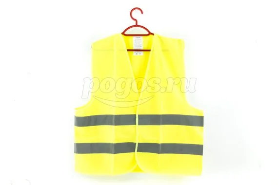 Сигнальный жилет с СОП р. 48-50 лимонный