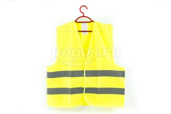 Сигнальный жилет с СОП р. 52-54 лимонный
