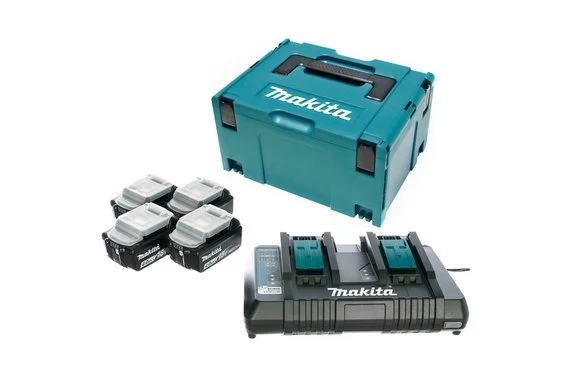 Набор PSK MKP2PM184 (4 аккумулятора BL1840B, зарядное устройство DC18RD, кейс MAKPAC тип 2) Makita