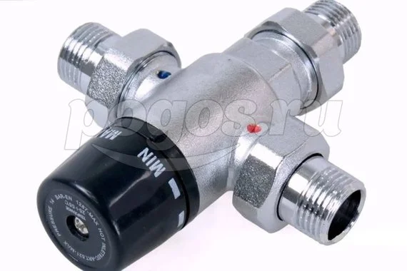 Клапан смесительный термостатич.1/2" 25..55°С хром PF