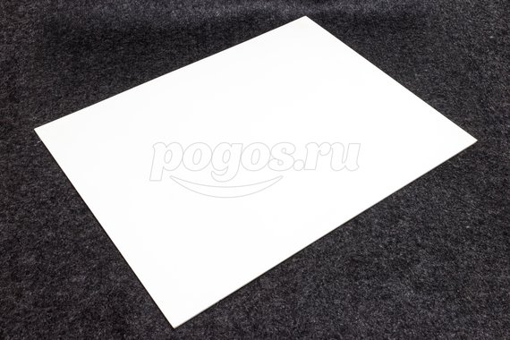 Пластик ПВХ лист 5х763х1025мм белый