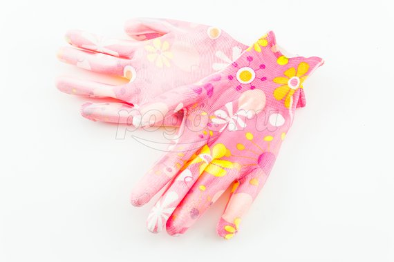 Перчатки нейлоновые с нитриловым покрытием 13 класс Fiesta Sakura  GWARD
