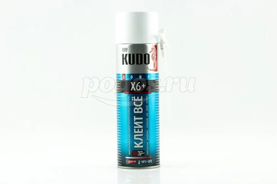 Клей-пена монтажный 650мл универсал  всесезонный KUDO X6+