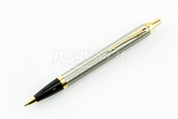 Ручка шариковая IM Core K321 Brushed Metal GT M синие чернила подар.кор. PARKER