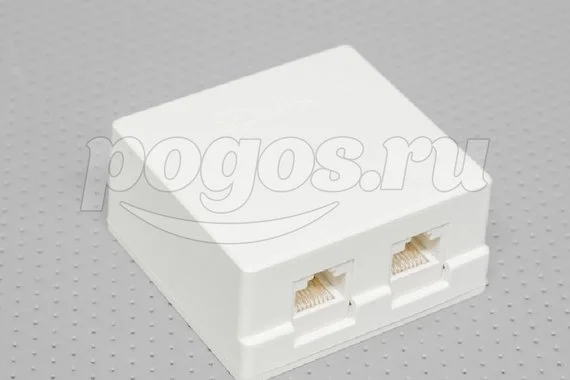 Компьютерная розетка -2 RJ-45 CAT5e