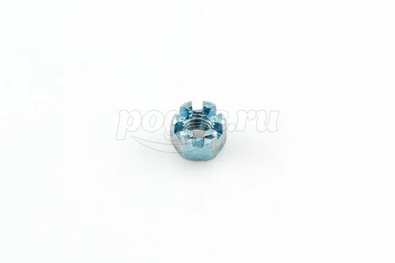 Гайка корончатая  М8 цинк DIN 935