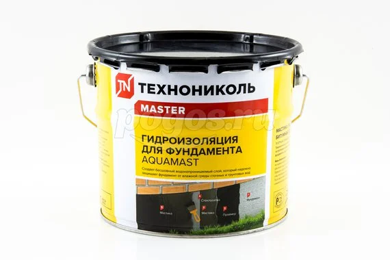 Мастика битумная гидроизоляционная 3кг AquaMast