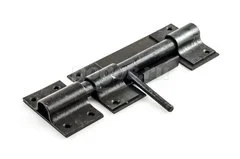 Засов дверной 130мм Вороненный