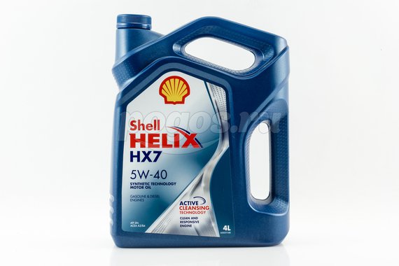 Масло моторное  5w40 4л HX7 Helix  SHELL