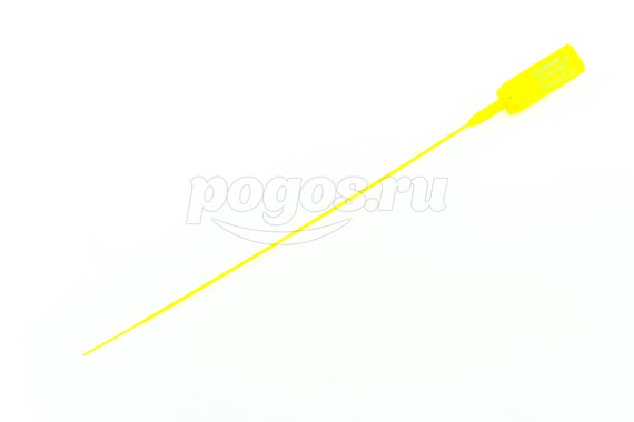 Пломба номерная пластиковая "Альфа-М1+" 342-255 мм, -40,+60  желтый /1000/