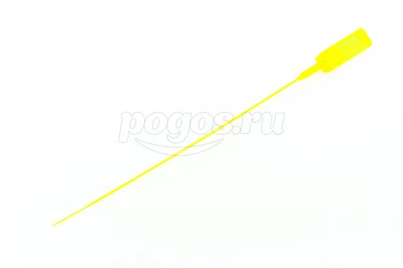 Пломба номерная пластик."Альфа-М1+" желтый
