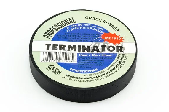 Изолента 19мм*10м самовулканизирующаяся Terminator