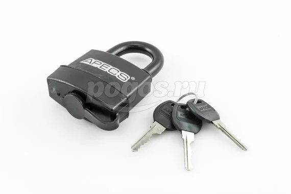 Замок навесной (длинная дужка ) d-11,5мм АПЕКС