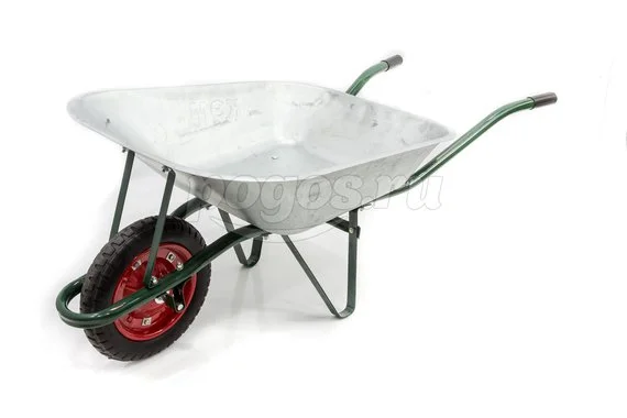 Тачка КЭМ 100кг/65л 1 колесо оцинкованная