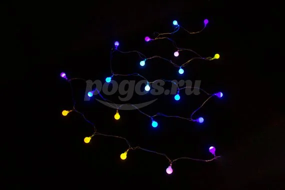 Гирлянда "Нить" светодиодная  7,0м мульти "Радуга" IP20  UNIEL