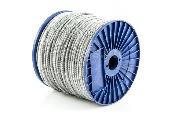 Трос 4мм оцинкованный 188кгс DIN 3055 (бухта 250м)