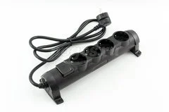 Удлинитель с/з 4x1.5м  чёрн. LEGRAND 