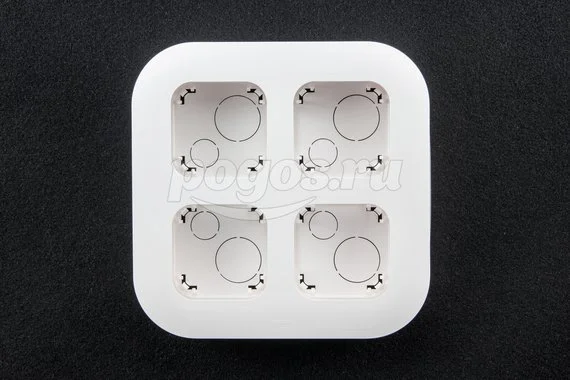 Рамка 4п белый для накладного монтажа  Quteo  LEGRAND