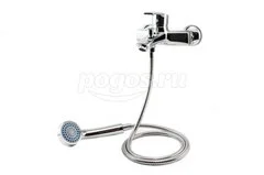 Смеситель однорычажный для ванны вытяжной дивертор CALORIE