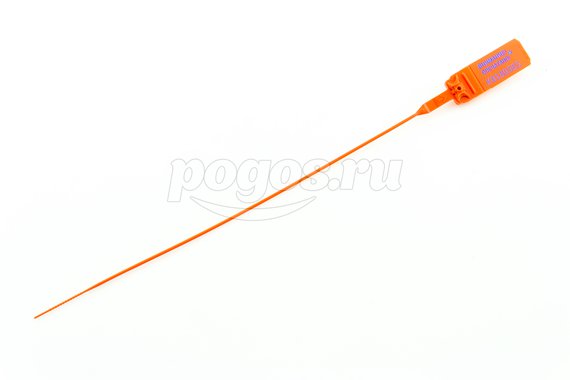 Пломба номерная пластиковая "Альфа-М1+" 342-255 мм, -40,+60 оранжевый /1000/