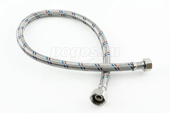 Подводка нерж 600мм 1/2"х 3/8" F- F Монофлекс