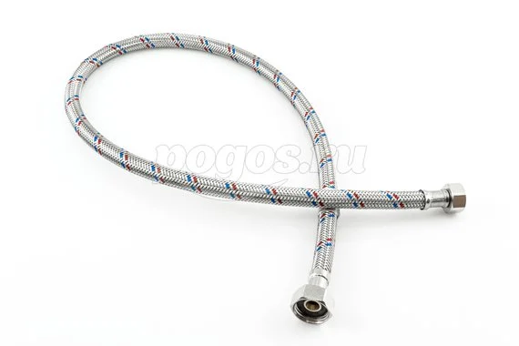 Подводка нерж 800мм 1/2"х 3/8" F- F Монофлекс