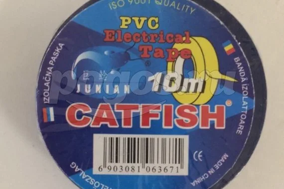 Изолента ПВХ 17мм*10м синяя  PVS CATFISH ET