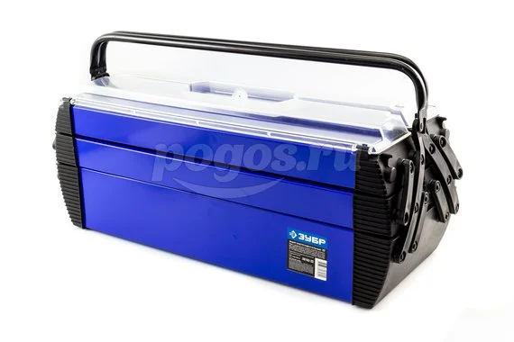 Ящик металлический 594х210х230 для инструмента раздвижной, ДОКА ЗУБР