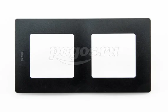 Рамка 2п антрацит Etika LEGRAND
