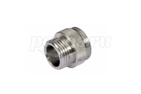 Переходник резьбовой 1/2"MxM24M хром RR