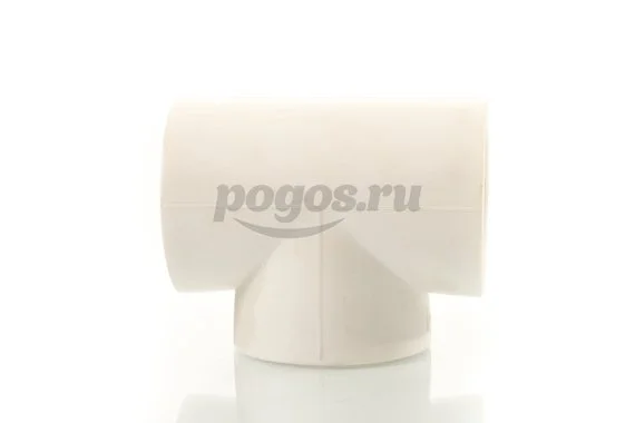 Тройник PP-R d-50мм белый MEERPLAST