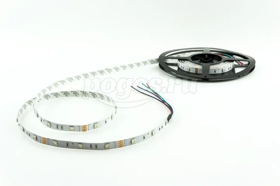 Светодиодная лента 7,2W 12V 5050/30 RGB многоцветный 5м ЭРА