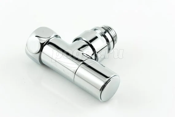 Вентиль для полотенцесушителя угловой 3/4"Fx1/2"M Luxon