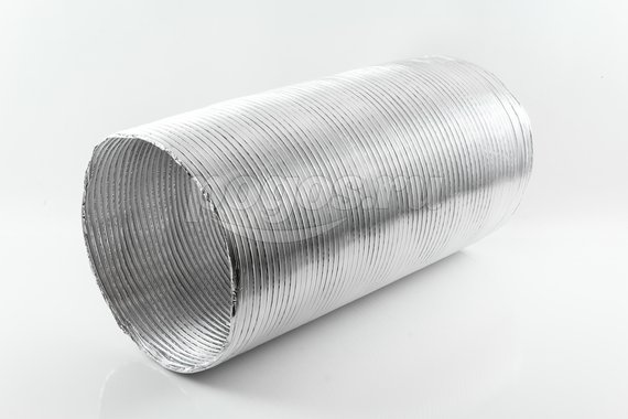 Воздуховод d-200мм L-3,0м полужесткий гофрированный алюминий  