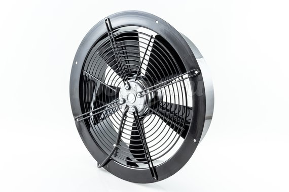 Осевой вентилятор для охлаждения d-350мм 3110м3/ч 240Вт круглый фланец BAHCIVAN