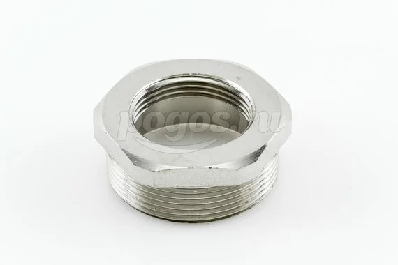 Футорка 2"- 1"1/4" никель
