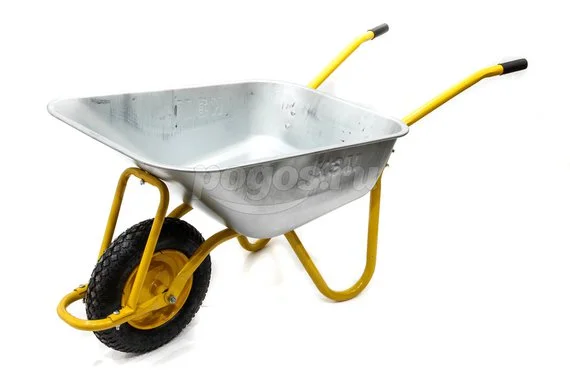 Тачка КЭМ 200кг/100л 1 колесо оцинкованная